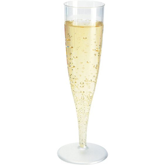 Plastové skleničky na šampaňské 13,5 cl