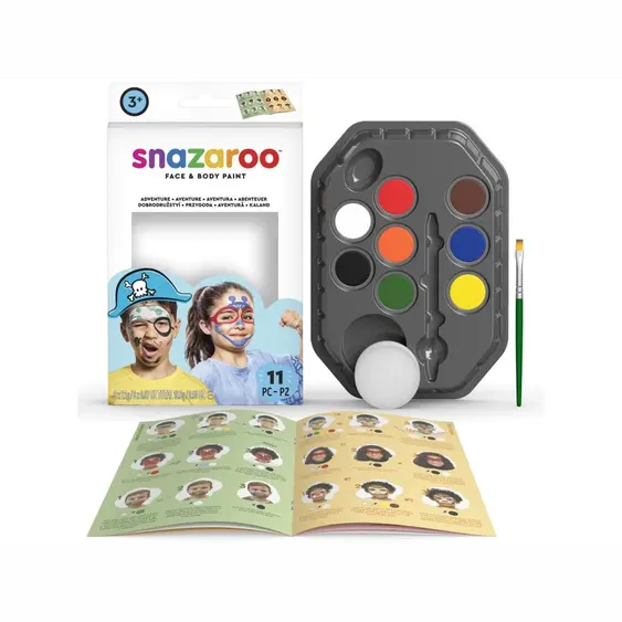 SNAZAROO velká sada barev na obličej - Dobrodružství - obr. 1