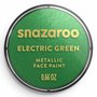 SNAZAROO metalická barva na obličej ZELENÁ, 18 ml - Obr.2b