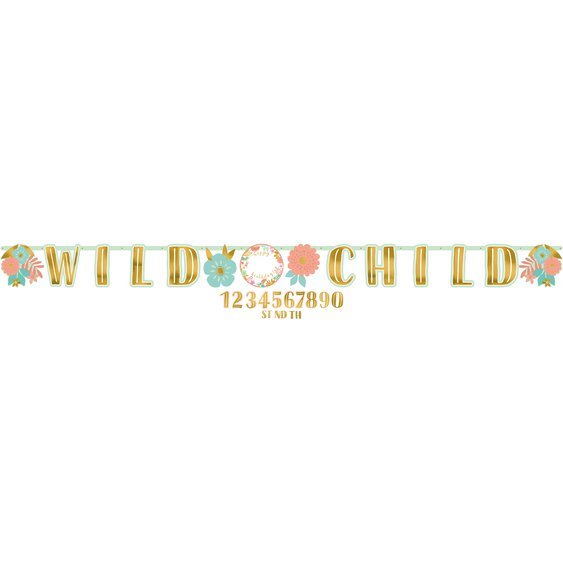 Banner “BOHO-Wild Child”, 320x25,4 cm - Obr. 1