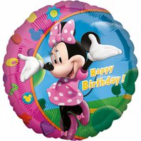 Fóliový balónek Minnie "Happy Birthday", 43 cm