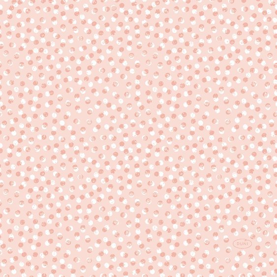 Ubrousky “Playful Dots” RŮŽOVÉ, 33x33 cm, 20 ks - Obr.1