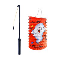 Lampion “Halloween-duch” se svítící hůlkou, 15 cm