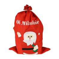 Mikulášský pytlík ČERVENÝ, 50x70 cm - Obr.1