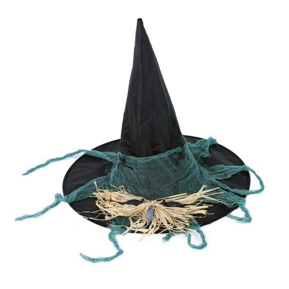 Čarodějnický klobouk pro dospělé s doplňky - Obr. 1