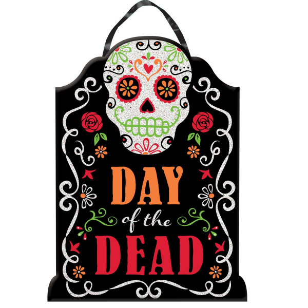 Závěsná cedule “Day of the Dead”, 40,6x30,4 cm