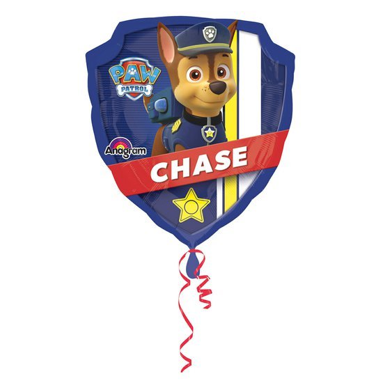 Fóliový balónek "Tlapková Patrola - Chase", 63x68 cm - Obr. 1