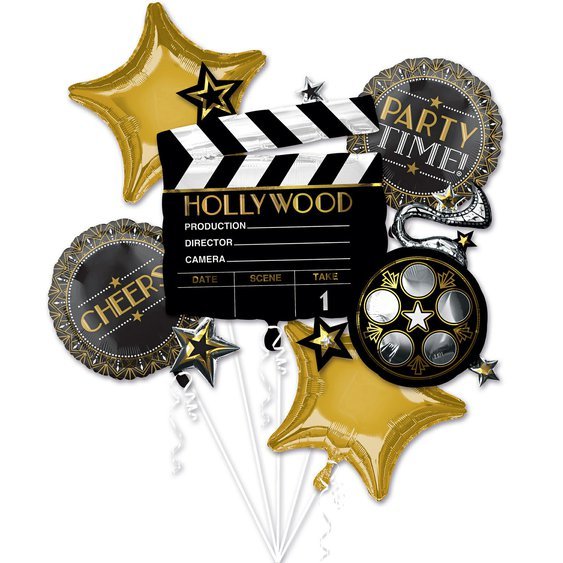 Balónkový buket "Hollywood", 5ks - Obr. 1