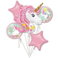 Balónkový buket “Magical Unicorn”, 5 ks - Obr. 1