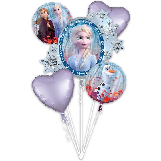 Balónkový buket "Frozen - Ledové království 2", 5ks - Obr. 1