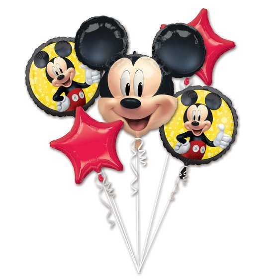 Balónkový buket “Mickey Mouse Forever”, 5 ks - Obr. 1