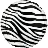 Fóliový balónek “vzor-Zebra”, 43 cm