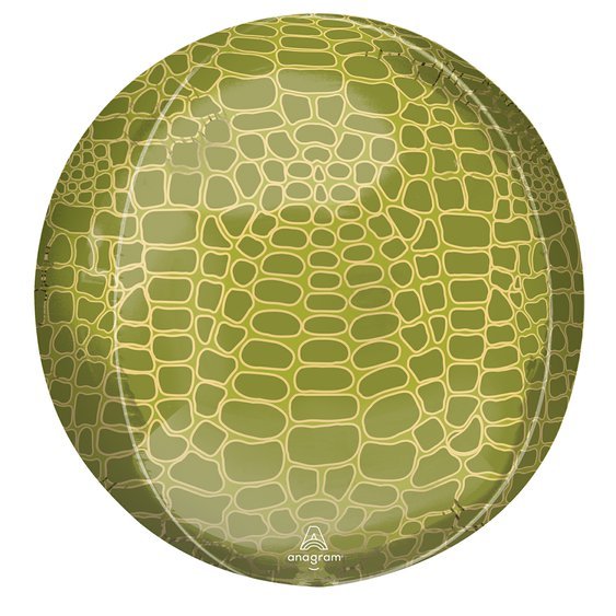 Fóliový balónek kulatý “vzor-Krokodýlí kůže”, 40 cm - Obr. 1