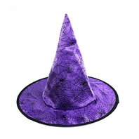Čarodějnický klobouk dětský fialový