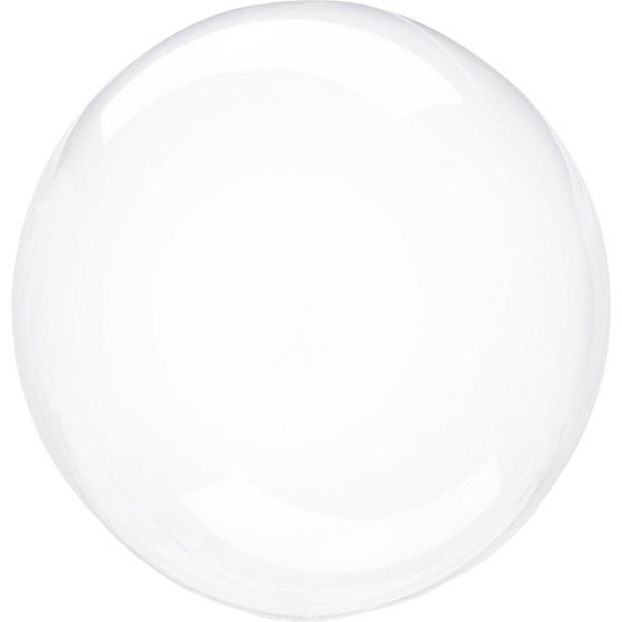 Průhledná balónková bublina PRŮHLEDNÁ, 45 cm - obr. 1