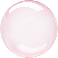Průhledná balónková bublina TMAVĚ RŮŽOVÁ, 45 cm