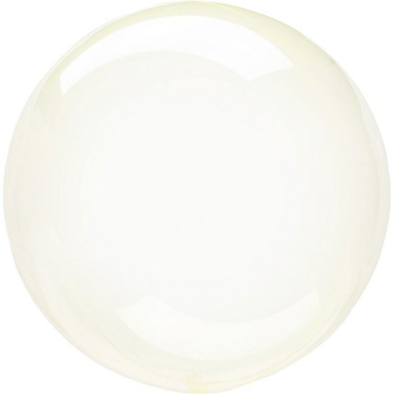 Průhledná balónková bublina ŽLUTÁ, 45 cm - obr. 1