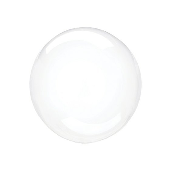 Průhledná balónková bublina PRŮHLEDNÁ, 25 cm - obr. 1