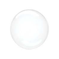 Průhledná balónková bublina PRŮHLEDNÁ, 25 cm