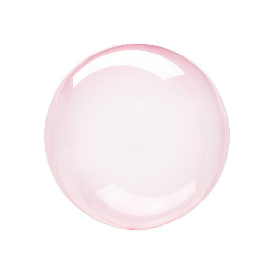 Průhledná balónková bublina TMAVĚ RŮŽOVÁ, 25 cm - obr. 1