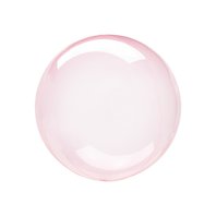 Průhledná balónková bublina TMAVĚ RŮŽOVÁ, 25 cm