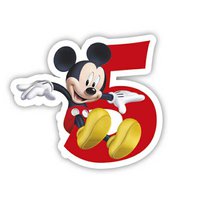 Narozeninová svíčka 5 "Kolekce Mickey Mouse"