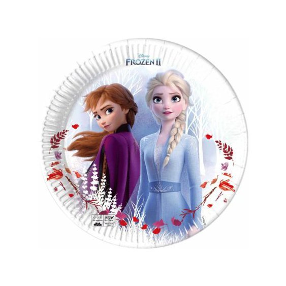 EKO papírové talířky "Frozen - Ledové království 2", 23 cm, 8 ks - Obr. 1