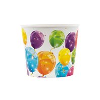 Plastový kbelík na popcorn “Třpytivé balónky”, 2,2 l