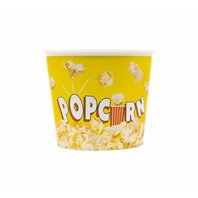 Plastový kbelík na popcorn ŽLUTÝ