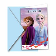 Pozvánky "Frozen - Ledové království 2", 6 ks