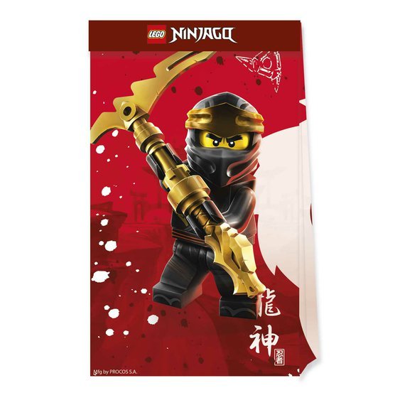 Dárkové papírové tašky "Lego Ninjago", 4 ks - Obr. 1
