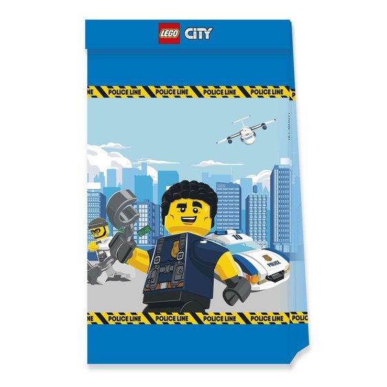 Dárkové papírové tašky "Lego City", 4 ks - Obr. 1