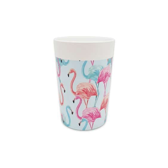 Plastové kelímky “Tropical Flamingo”, 230ml, 2ks - Obr. 1
