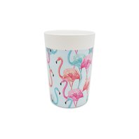 Plastové kelímky “Tropical Flamingo”, 230ml, 2ks