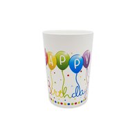 Plastové kelímky “Happy Birthday”, 230ml, 2ks