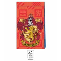 Papírové dárkové pytlíčky “Harry Potter - Bradavice”, 4 ks