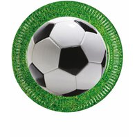 Papírové talířky "Fotbal", 23 cm, 8 ks