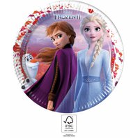 Papírové talířky "Frozen - Ledové království 2", 23 cm, 8 ks