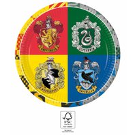 Papírové talířky "Harry Potter - Bradavice", 23 cm, 8 ks