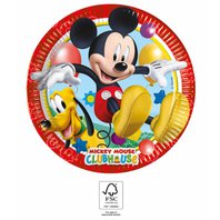 Papírové talířky "Hravý Mickey", 20 cm, 8 ks - Obr. 1
