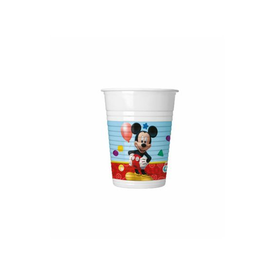 Plastové kelímky "Hravý Mickey", 200 ml, 8 ks - Obr. 1