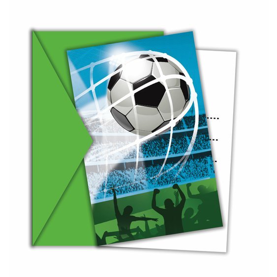Pozvánky “Fotbal - Fans”, 6 ks - Obr. 1