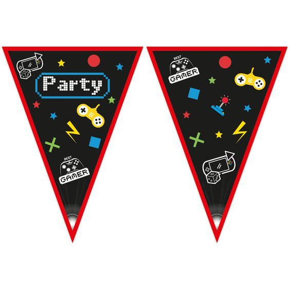 Vlaječkový banner “Gaming Party” - Obr. 1
