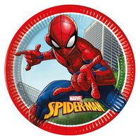 Papírové talířky “Spiderman - Crime Fighter”, 23 cm, 8 ks