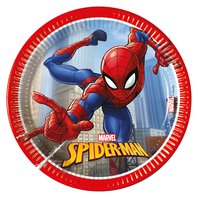 Papírové talířky “Spiderman - Crime Fighter”, 20 cm, 8 ks