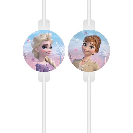 Papírová brčka “Frozen 2 - Ledové království”, 4 ks - Obr. 1