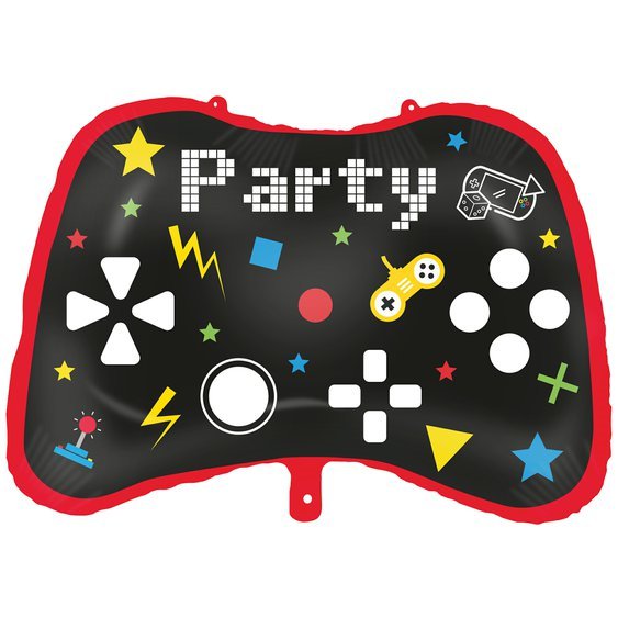 Fóliový balónek “Gaming Party - herní ovladač” - Obr. 1