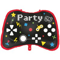Fóliový balónek “Gaming Party - herní ovladač”