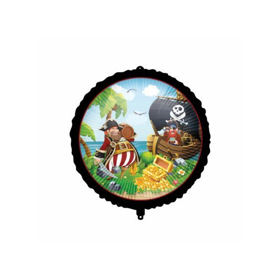 Fóliový balónek “Pirátský ostrov”, 46 cm - Obr. 1