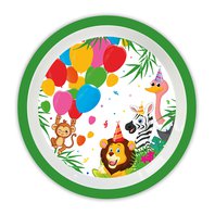 Plastový talířek “Jungle Balloons - džungle”, 20 cm